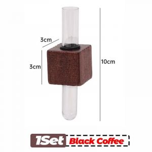 Vase &Agrave; Tubes &Agrave; Essai En Bois,Arrangement De Fleurs,Tube Magn&eacute;tique,Simulation De Vase &Agrave; Fleurs,Autocollant Magn&eacute;tique Pour R&eacute;frig&eacute;rateur,D&eacute;coration De Cuisine.B-1Set. - Neuf