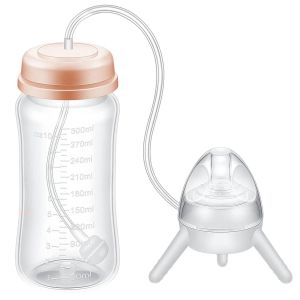 Biberon De Qualit&eacute; Enfant-M&egrave;re Avec Bouteille De Sevrage De Lait Imitation Longue Paille - Neuf