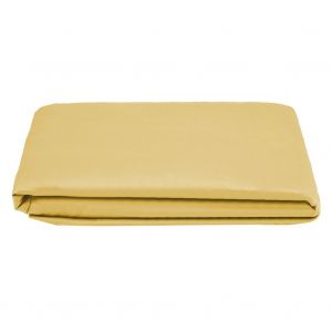 Hjlian Housse De Lit 100 % Coton, Drap-Housse Anti-Poussiere (Chameau 150 X 200 + 27 Cm) - Neuf