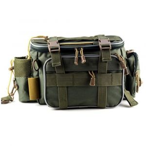 Sac de p&ecirc;che (vert arm&eacute;e) Sac de rangement pour mat&eacute;riel de p&ecirc;che Sac banane Sac messager Sac &agrave; main - Neuf