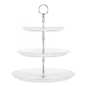 Assiette &Agrave; G&acirc;teau &Agrave; 3 Couches G&acirc;teau &Agrave; P&acirc;tisserie &Agrave; 3 Couches D&eacute;cor De Restaurant Amovible &Eacute;conomiser De L'espace Assiette De Fruits Living Ro - Neuf