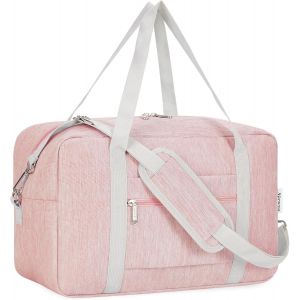 Sac de Voyage 40x20x25 Ryanair Cabine Bagage &agrave; Main de Voyage Pliable Sac de Cabine Avion Valise de Cabine Sac de Sport Sac Weekend 20L(Rose) - Neuf
