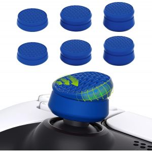 Capuchon Joystick Pour Ps5/Ps5 Edge Manette,Thumb Grip Thumbstick Cap Cover Pour Ps4,Armor Joystick Grips Caps Pour Xbox Core/Xbox One/Elite Series 2/Switch Pro-Bleu(3 Paires) - Neuf