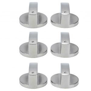 6Pcs 8mm Bouton Rotatif Alliage De Zinc Bouton De Commande Remplacement Pour Cuisinière À Gaz Cuisinière Four À Micro-ondes0 - Neuf