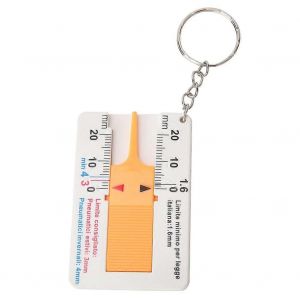 0-20mm haute précision pneu pneu profondeur de pneu jauge de mesure règle outil - Neuf