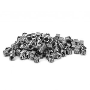 Lot de 100 inserts filetés mâles et femelles, outil de réparation d'écrous réducteurs, fixations en acier inoxydable M4 x 0,7 x 1,5 D - Neuf