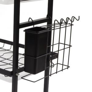 Séchoir À Vaisselle À 3 Niveaux Égouttoir À Vaisselle De Grande Capacité - Neuf