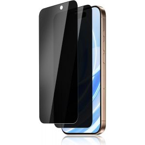 Kal-Lot De 2 Films De Protection D'écran En Verre Blindé Pour Iphone 16 Pro, Dureté 9h, Anti-Traces De Doigts, Anti-Éclaboussures, Film De Confidentialité Ultra Transparent - Neuf