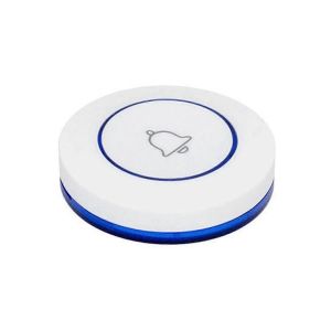 Bouton d'appel Restaurant Pager 433MHz Sonnette sans fil Bouton Bleu - Neuf