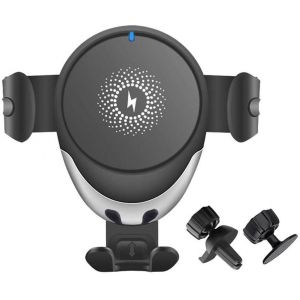 KAL-Chargeur Sans Fil De Support De Voiture De Gravit&eacute; Automatique 15W 10W Qi Support De T&eacute;l&eacute;phone De Charge Rapide Pour Iphone 11Pro Xs Xr X 8 Samsung S10 S9 S8 - Neuf