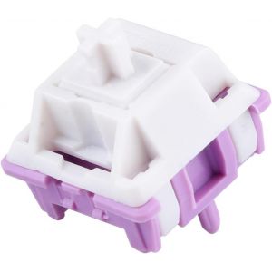 LETNERNY-Lot De 35 Commutateurs Mécaniques Tactiles 54 Gf Taro Cream Milk Avec Tige Pom, Boîtier En Nylo c, Pour Clavier De Jeu À Faire Soi-Même - Neuf