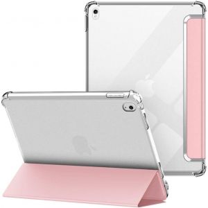 NAERYUT-Coque Pour Ipad Air 3 2019,Pro 10,5 Pouces 2017,Étui Arrière Souple Et Transparent En Tpu,Housse De Protection Antichoc,Légère Smart Shell Résistant Avec Veille/Réveil Automatique,Rose - Neuf