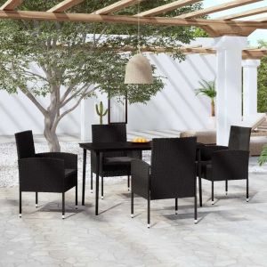 Prolenta Premium - Ensemble &Agrave; Manger De Jardin 5 Pcs Noir - Neuf