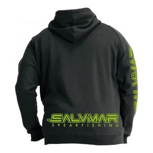 Salvimar Sweat-Shirt &Agrave; Zip Logo Homme M Noir - Neuf
