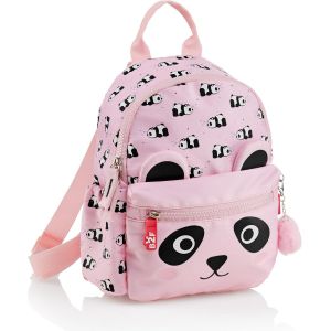 CHECARZHN--NO1-Mochila Mini 2 Comp. Panda B2F, Sac À Dos Mixte Enfant, Rose, 195 X 95 X 265 Mm - Neuf