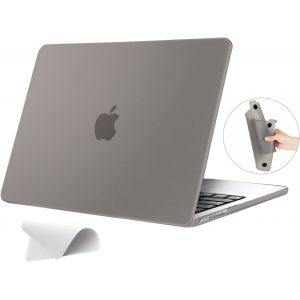 Coque Non Rigide Compatible avec MacBook Air 13 Pouces M4 A3240 M3 A3113 M2 A2681, Version 2025 2024 2022, Etui Anti-Fissuration pour Mac Book Air 13,6"", Noir Mat - Neuf