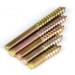 Lot de 60 vis a goujon M8 pour meubles de menuiserie, vis a double extremite, boulon de suspension - Neuf