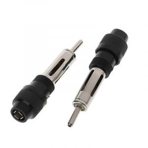 2pcs poignée en plastique bricolage adaptateur aérien prise mâle voiture auto radio Steoro antenne antenne prise réparation adaptateur connecteur - Neuf