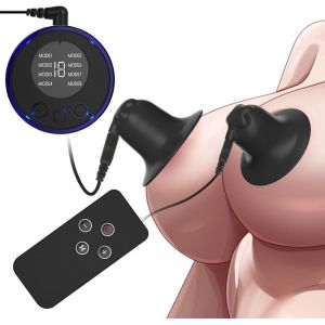 Ensemble De Ventouses Pour Tétons Nippelsauger Pompe À Succion Extra Puissante Les 8 Modes 19 Niveaux D'intensité Télécommande Appareil Massage Agrandissement Des Seins Stimulateur Sm Femmes - Neuf