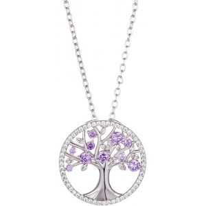 Kal-Argent Sterling 925 Arbre Pendentif, Argent 925 Collier Arbre De Vie, Pendentif Argent Arbre De Vie, Collier Arbre De Vie Pendentif Avec Chaîne, Avec Boite, Pour Cadeau Saint-Valentin Et De Noël - Neuf