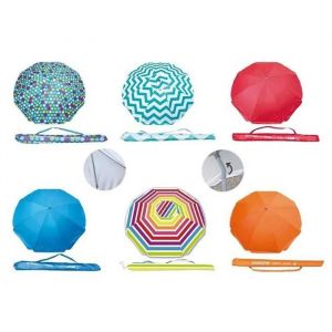 Parasol De Jardin - Bigbuy Garden - Multicolore - 200 Cm De Diam&egrave;tre - Protection Uv - Style Boh&egrave;me - Mat&eacute;riau Plastique - Neuf