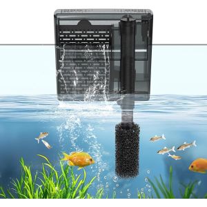 Letnerny-Filtres Hob Pour Aquarium À Suspendre, Filtre D'aquarium, Débit D'eau Réglable, Filtre Externe De 4 W, 105 Gph Pour Aquarium De 5 À 5 Gallons - Neuf
