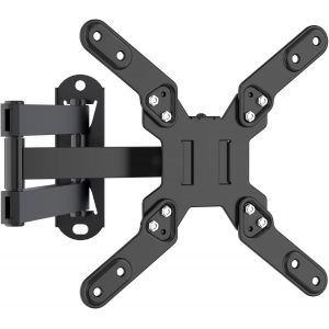 CHECARZHN--NO1-Support Mural Pivotant Pour Tv Avec Bras Articulé, Extension D'Inclinaison, Rotation Pour La Plupart Des Écrans Led, Lcd Et Plasma Jusqu'À 20 Kg, Vesa 200 X 200 Mm Ma1343 - Neuf