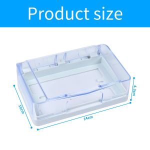 Prise Ext&eacute;rieure &eacute;tanche Murale Cache-Prise - Bo&icirc;te Mod&egrave;le 118-Jardin R&eacute;sistante Aux Intemp&eacute;ries En Saillie Avec Clapet Protection Bo&icirc;tier Panneau Plaque pour Interrupteur Int&eacute;rieur et Ext&eacute;rieur - Neuf