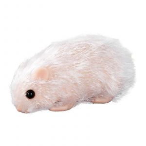 Hamster En Silicone, Mignon Animal, Poupée, Jouet Pour Enfants, Fête, Cadeau D'anniversaire-Blanc - Neuf