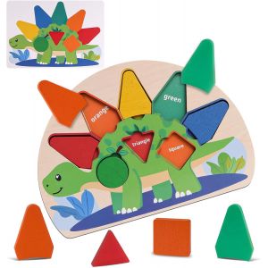 JGD-Puzzle Enfant de 1, 2 Ans et 3,Jouet &Eacute;ducatif Montessori,Animaux Puzzle Bois,Jeux &Eacute;ducatif Cadeau pour Gar&ccedil;ons,Cadeaux Originaux - Neuf