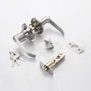 157×108mm (Argent) Poignées de Porte,Poignées de Porte,Intérieur,Intérieur,Chambre à coucher Poignées de Porte Poignées de Porte avec Serrure,Poignée de Porte,Chambre à coucher - Neuf