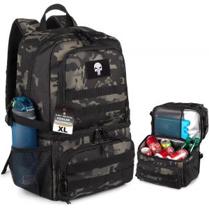 Ulteronixshop-Sac &Agrave; Dos Glaci&egrave;re Tactique Double Compartiment Pour Homme &iquest; Grand Sac Repas Isotherme Avec 2 Sections, Sac Isotherme Souple - Neuf