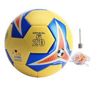 Ballon De Football En Pu De Taille 5, Cousu A La Machine, Avec Motif Decoratif, Pour Entrainement En Exterieur - Neuf