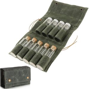Sac De Rangement Pour Épices De Voyage Et De Camping, Pliable Et Imperméable En Toile - Neuf