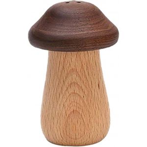 Distributeur De Cure-Dents En Bois, Distributeur De Cure-Dents En Forme De Champignon, Conteneur De Rangement Pour La Maison, Jolis Porte-Cure-Dents Pour La Maison - Neuf