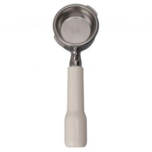 58mm Portafilter Sans Fond En Acier Inoxydable 2 Oreilles Prise Confortable Machine &Agrave; Caf&eacute; Accessoire Pour Gaggia Baby Evol Ution Blanc - Neuf