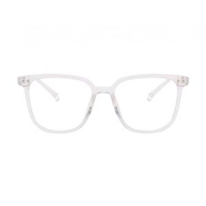 Lunettes Anti-Lumière Bleue Unisexe Rétro Vue Claire Charnière Solide Transparente Avec Bord Protection Des Yeux Lunettes Claires Lumière Bleue Lunettes-Clair - Neuf