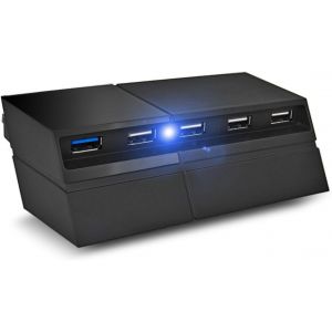 JGD-4 USB Hub 5 Port USB 3.0 2.0 High Speed Expansion Hub Charger Controller Adapter Connector for Sony 4 Gaming Console [4] by - Neuf