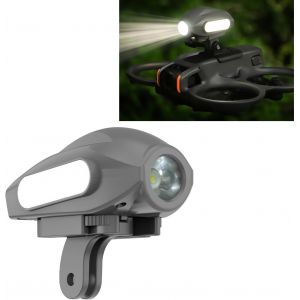 Searchlights Lampe Stroboscopique Avec Support De Drone Pour Projecteur Dji Avata 2 Support Pour Montage De Lumi&egrave;re De Nuit Sur Drone Avec Adaptateur De Cam&eacute;ra D'action Pour Insta360 Go - Neuf