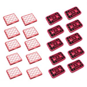 vhbw 10x filtre &agrave; charbon actif, 10x filtre EPA compatible avec Lux Royal aspirateur - Neuf
