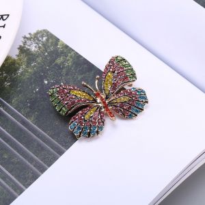 Broche Papillon En Alliage Pour Femme, Bijou De Fete De Mariage Avec Strass #2 - Neuf