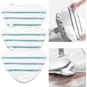 Housses de vadrouille à vapeur en microfibre Accessoire Chiffons triangulaires lavables universels pour nettoyeur à vapeur à pulvérisation chaude,tampons de vadrouille à vapeur en microfibre blanche l - Neuf