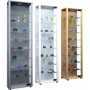 Vcm Bois Verre Vitrine De Collection Vitrine De Verre Vitrine Stand Vitrine Edana Maxi Bois Verre Vitrine De Collection Vitrine De Verre Vitrine Stand Vitrine Edana Maxi - Neuf