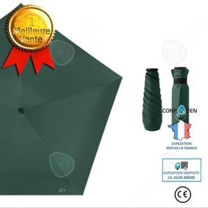 Parapluie De Soleil - Confo - Anti-Uv - Vert - Manuel - 5 Côtes - Neuf