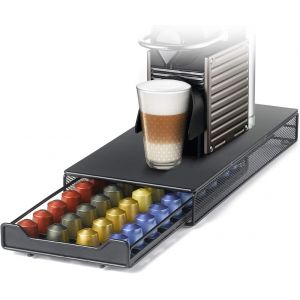 Capsule Café Machine Tiroir Métal Stockage Pour 40 Pcs - Neuf