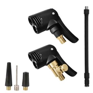 Buse &Agrave; Air Pour V&eacute;lo,Buse &Agrave; Air Pour Pneu De Pompe &Agrave; Air,Mandrin &Agrave; Air De Conversion De Pompe &Agrave; Air Deux En Un - Neuf