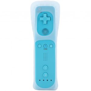 Manette De Jeu Avec Manette Analogique Pour Console Wiiu/Wii (Bleu) - Neuf