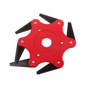 Tête de coupe à 6 lames en métal pour tondeuses à gazon ¿ Accessoire de remplacement durable pour jardin et agriculture - Neuf