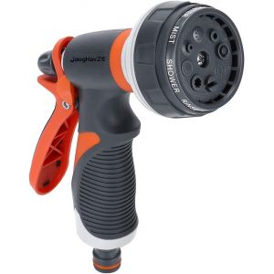 JGD-Pistolet d'arrosage pour tuyau d'arrosage, 8 modes d'arrosage r&eacute;glables, buses de pulv&eacute;risation avec interrupteur &agrave; pouce, pistolets de pulv&eacute;risation haute pression, pulv&eacute;risateur multi-buses - Neuf