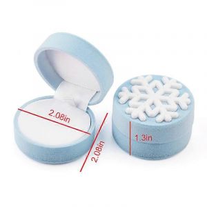 1 Pièce Belle Boîte À Bijoux En Velours Conteneur Bague De Mariage Boîte Pour Boucles D'oreilles Collier Bracelet Affichage Boîte Cadeau Support 16 Styles - Neuf